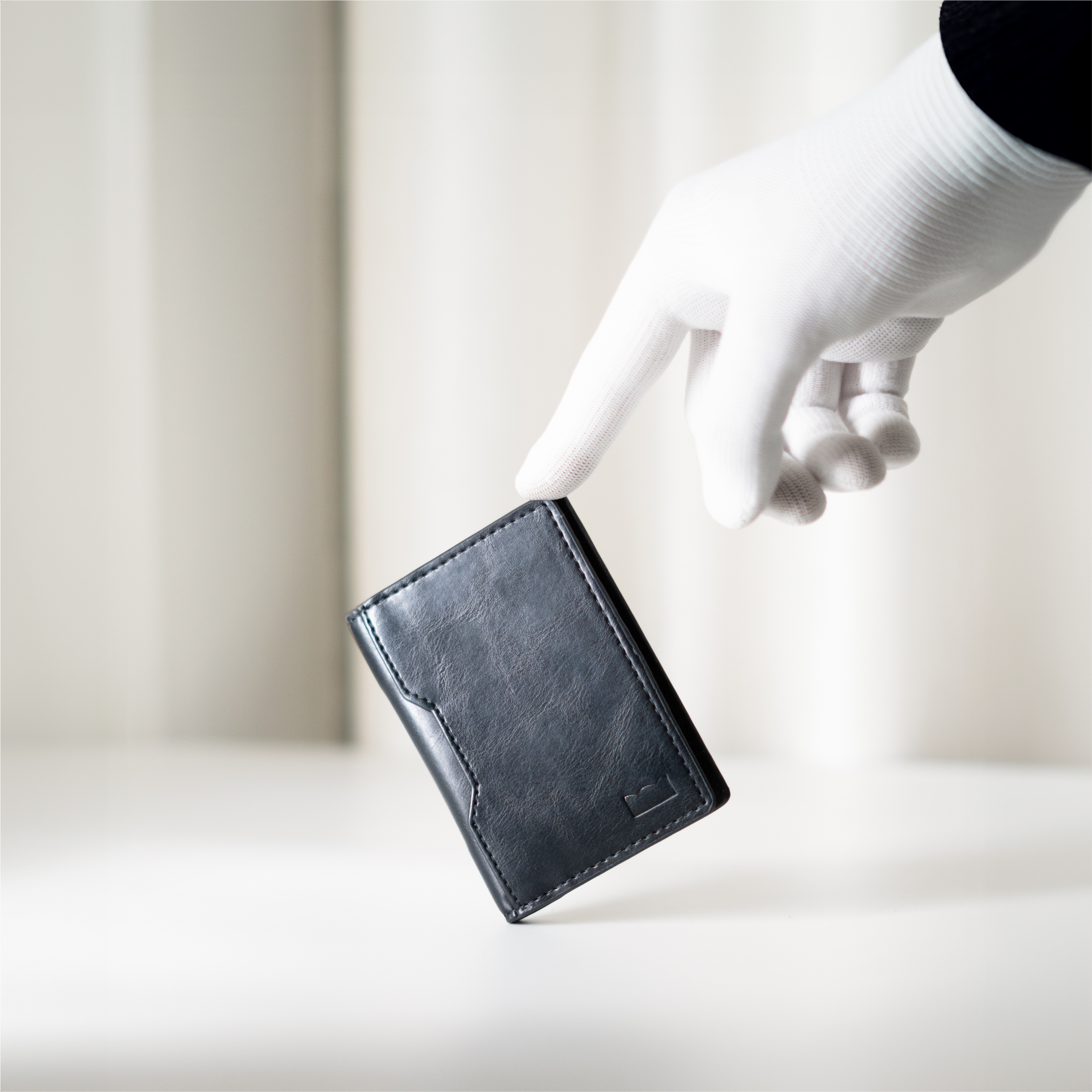 Obsidian Black Compact Wallet