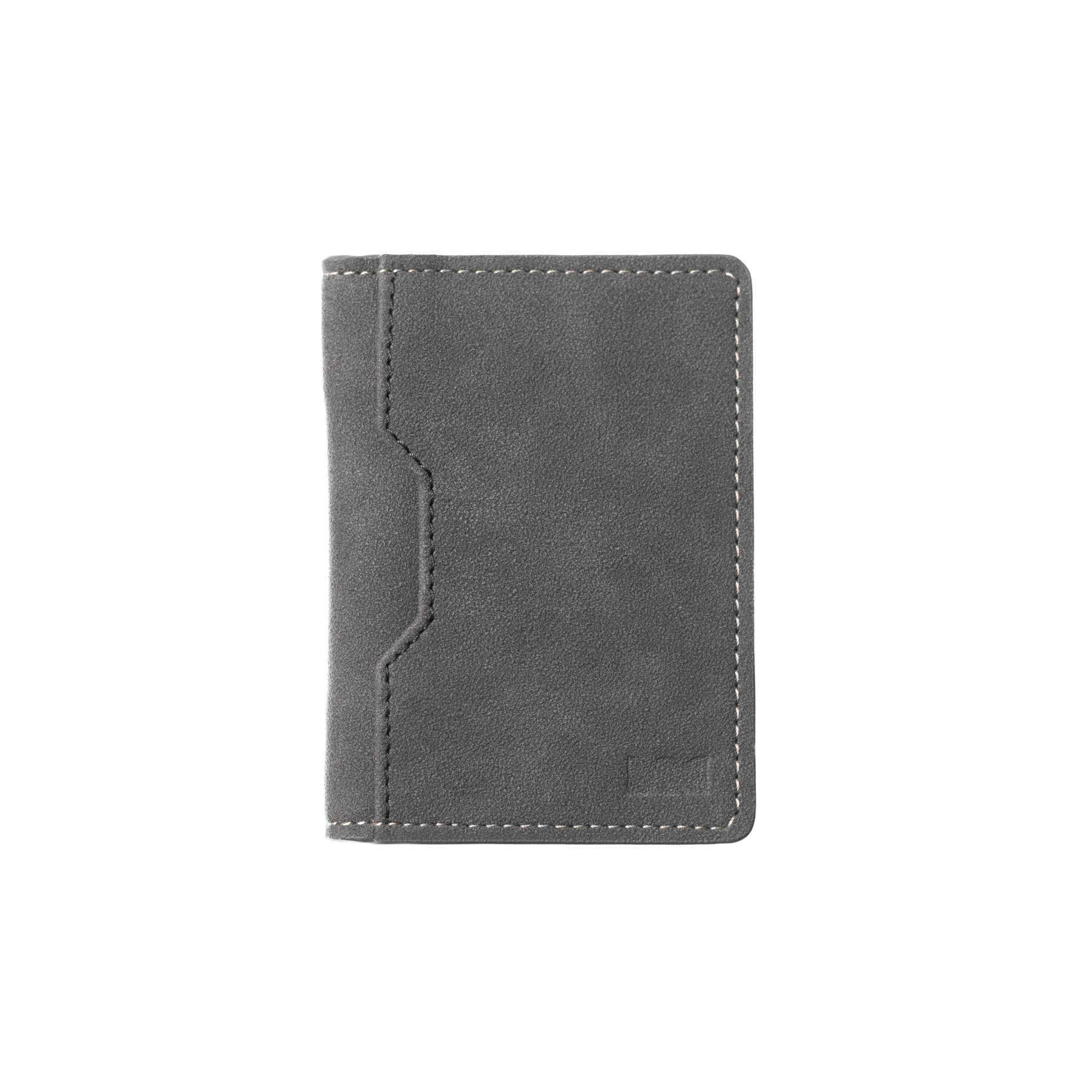 Smoke Grey Suede Wallet
