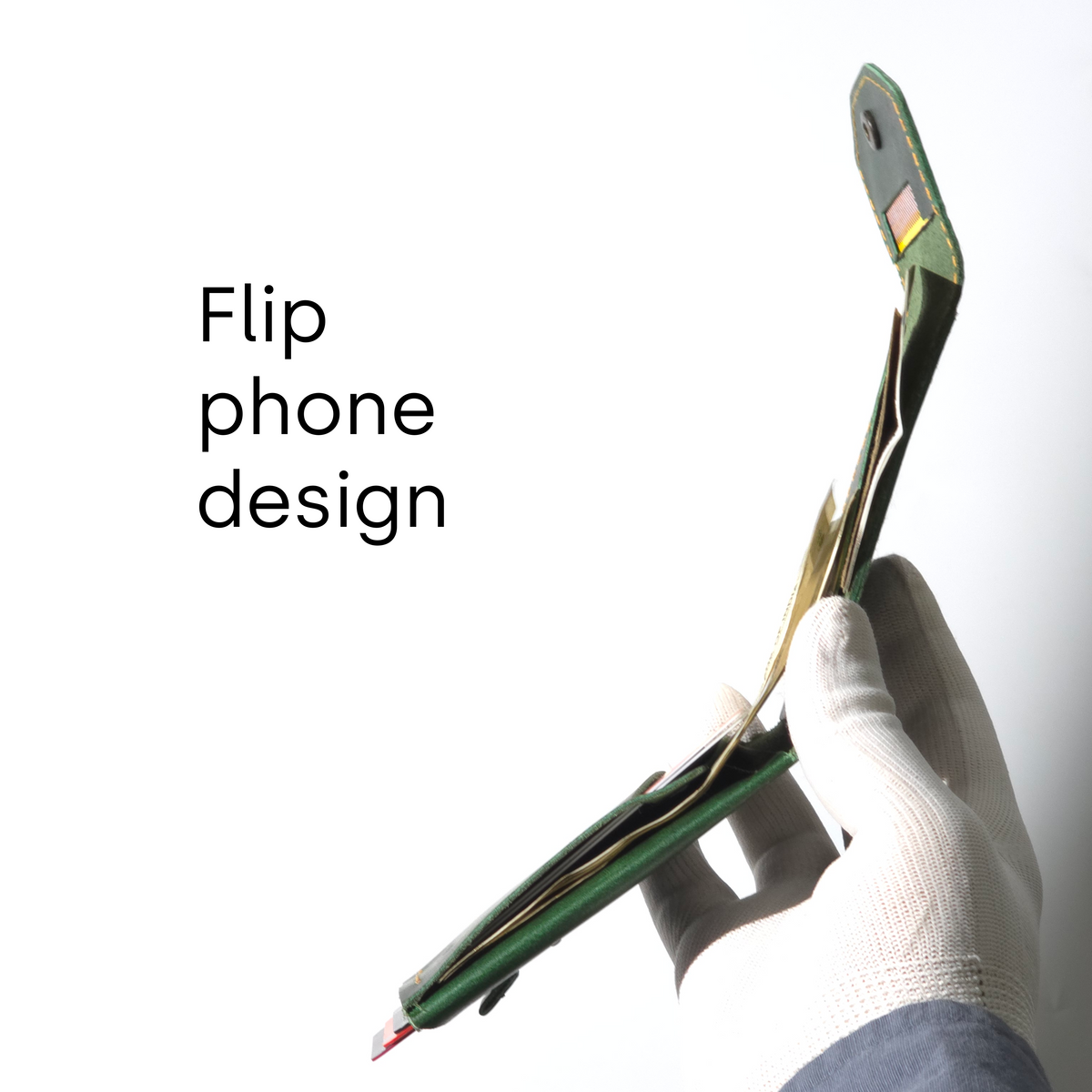 Rich Green Flip Max Wallet