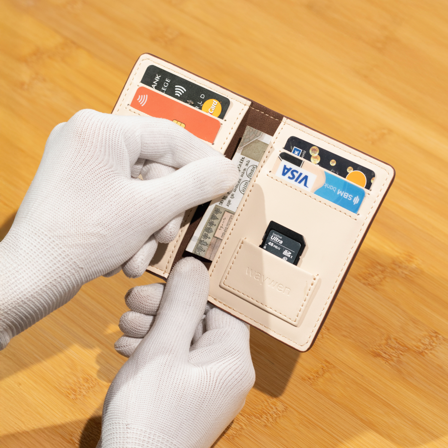 Chocolate Brown Suede Wallet