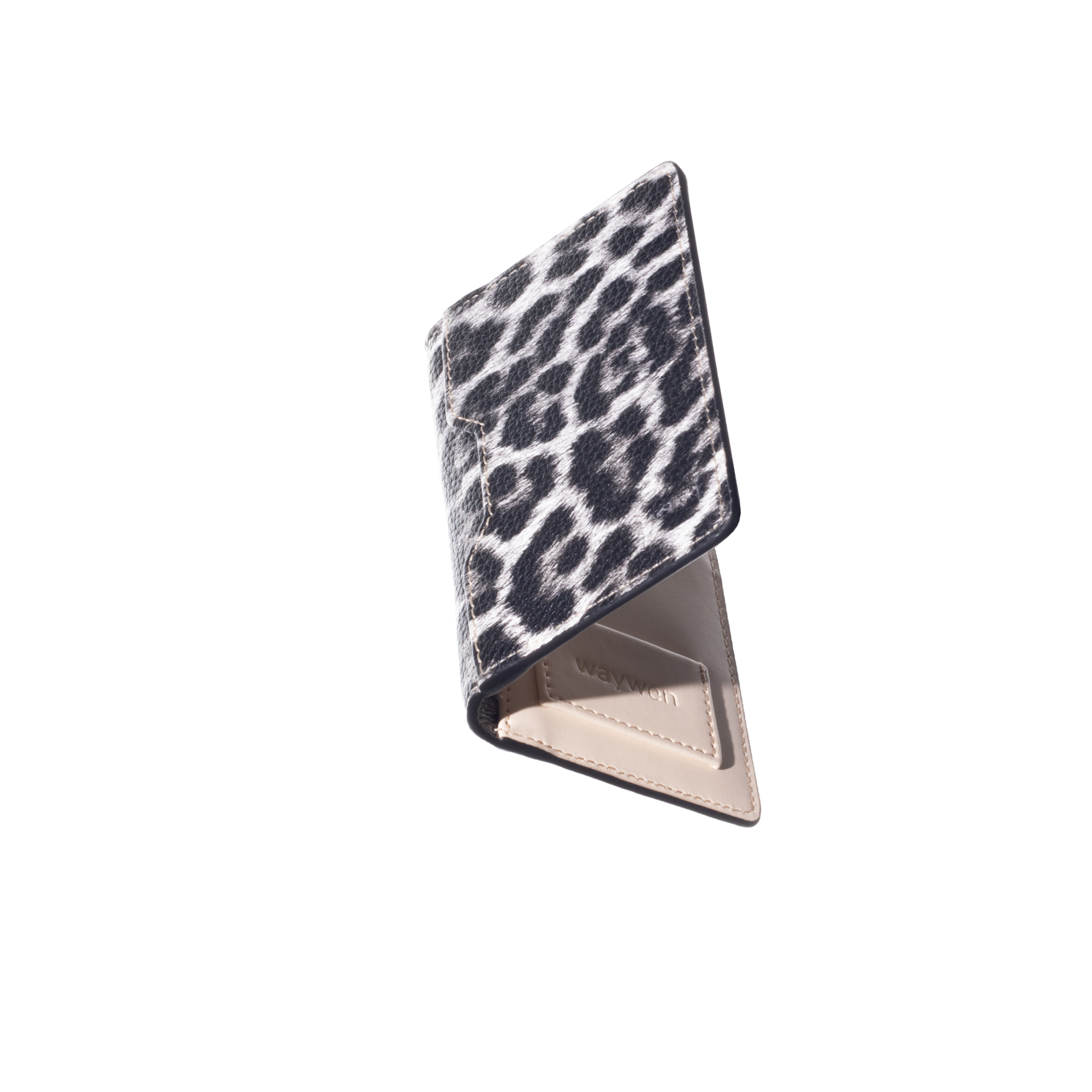 Snow Leopard Compact Wallet