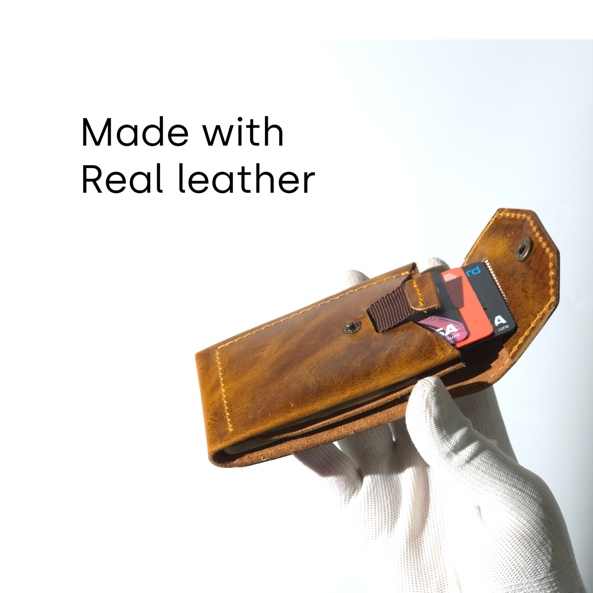 Mahogny Brown Flip Max Wallet