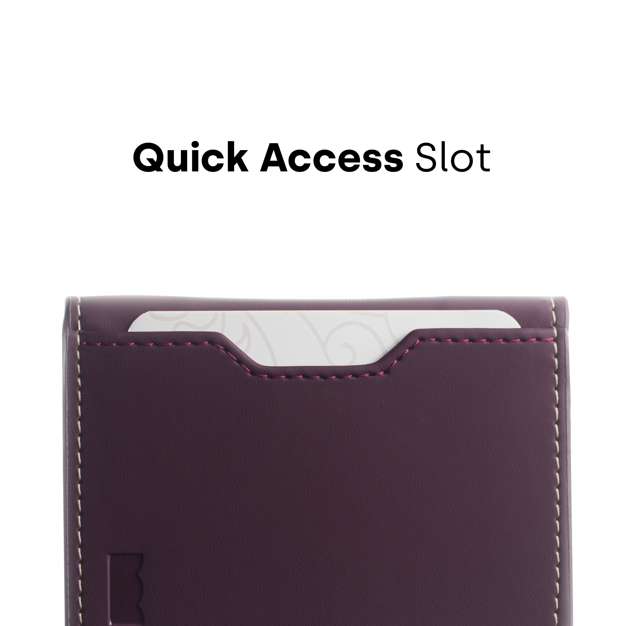 Port Wine Compact Wallet