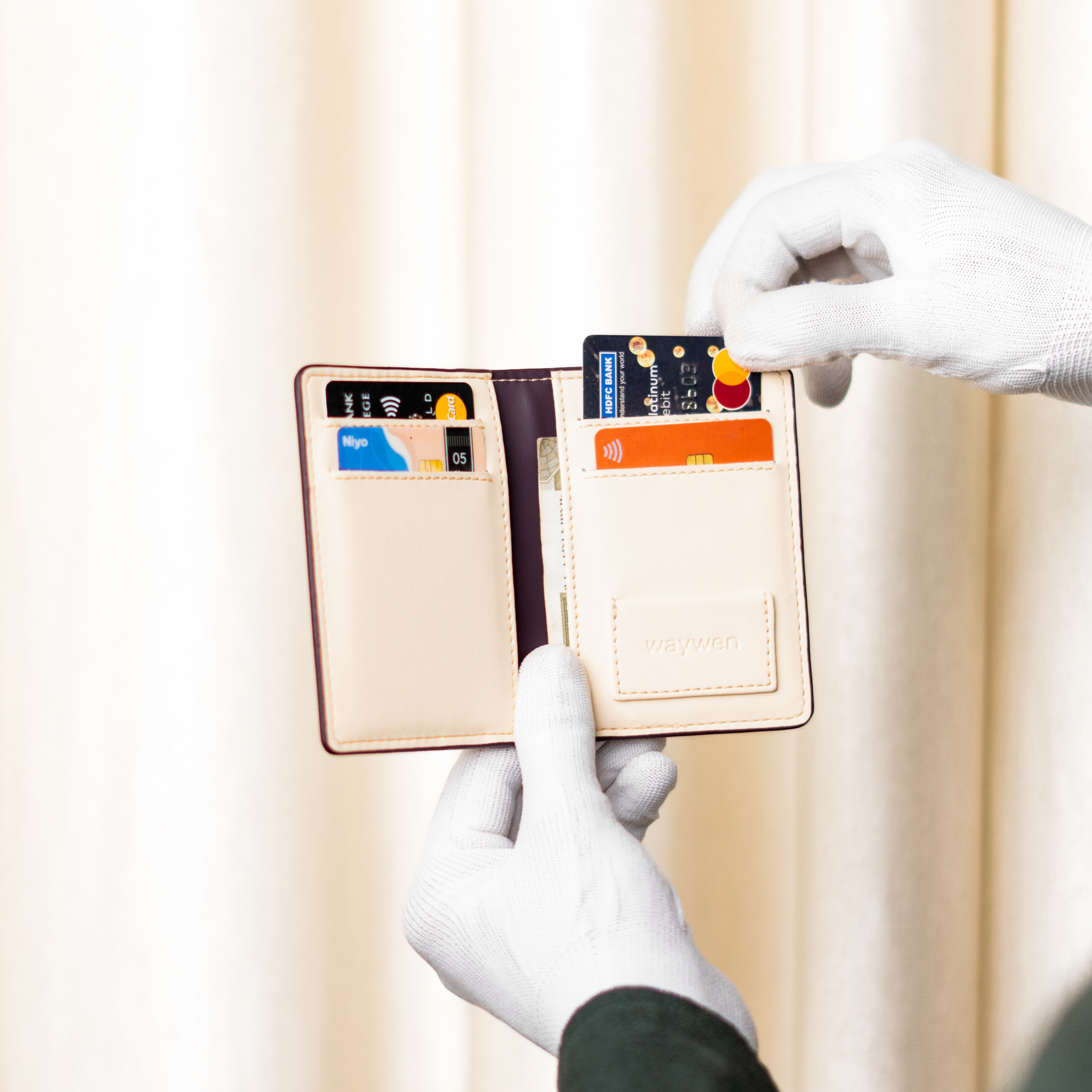 Port Wine Compact Wallet