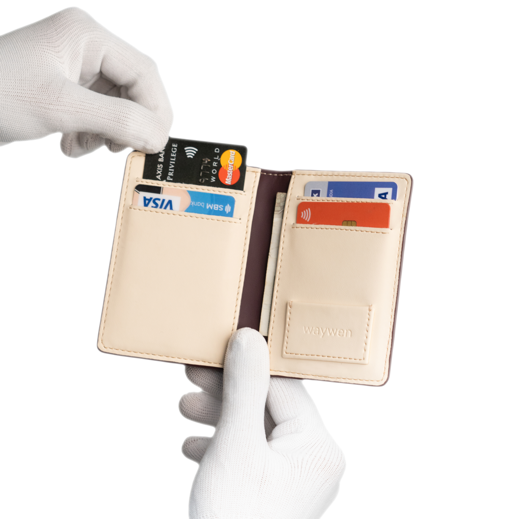 Port Wine Compact Wallet