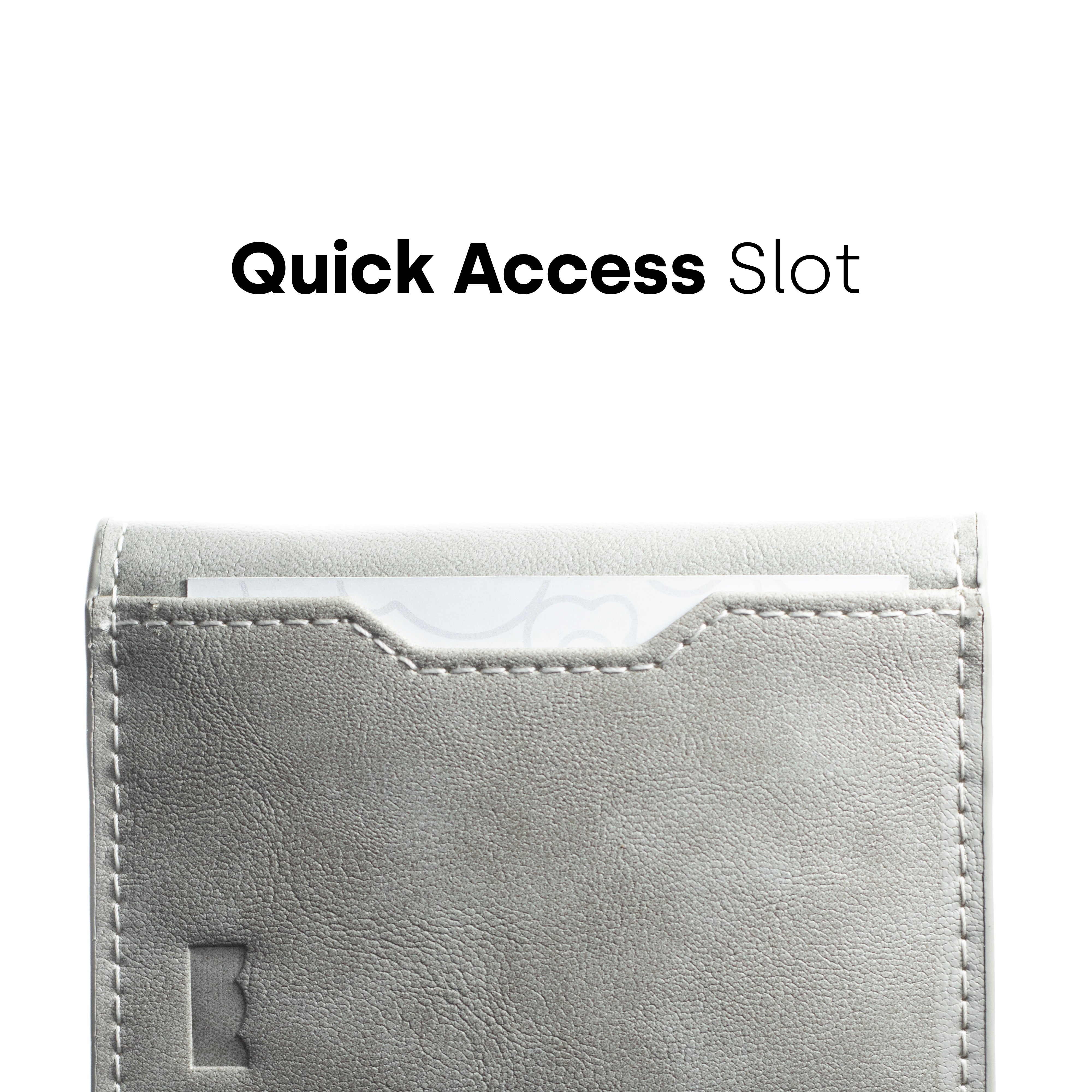 Lunar Grey Compact Wallet