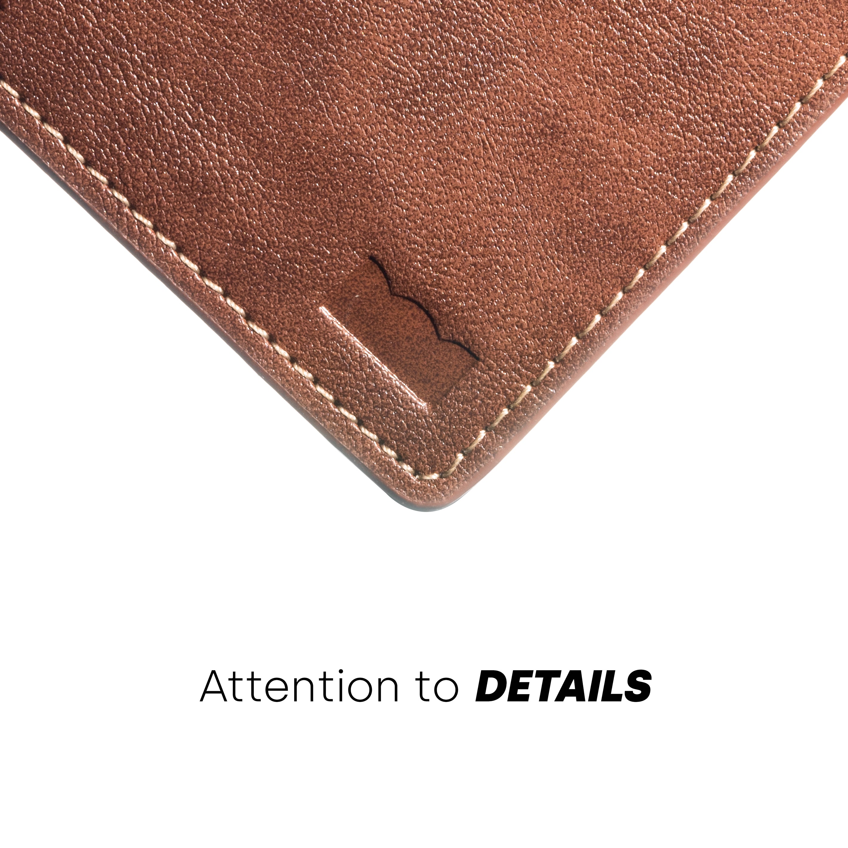 Walnut Brown Compact Wallet