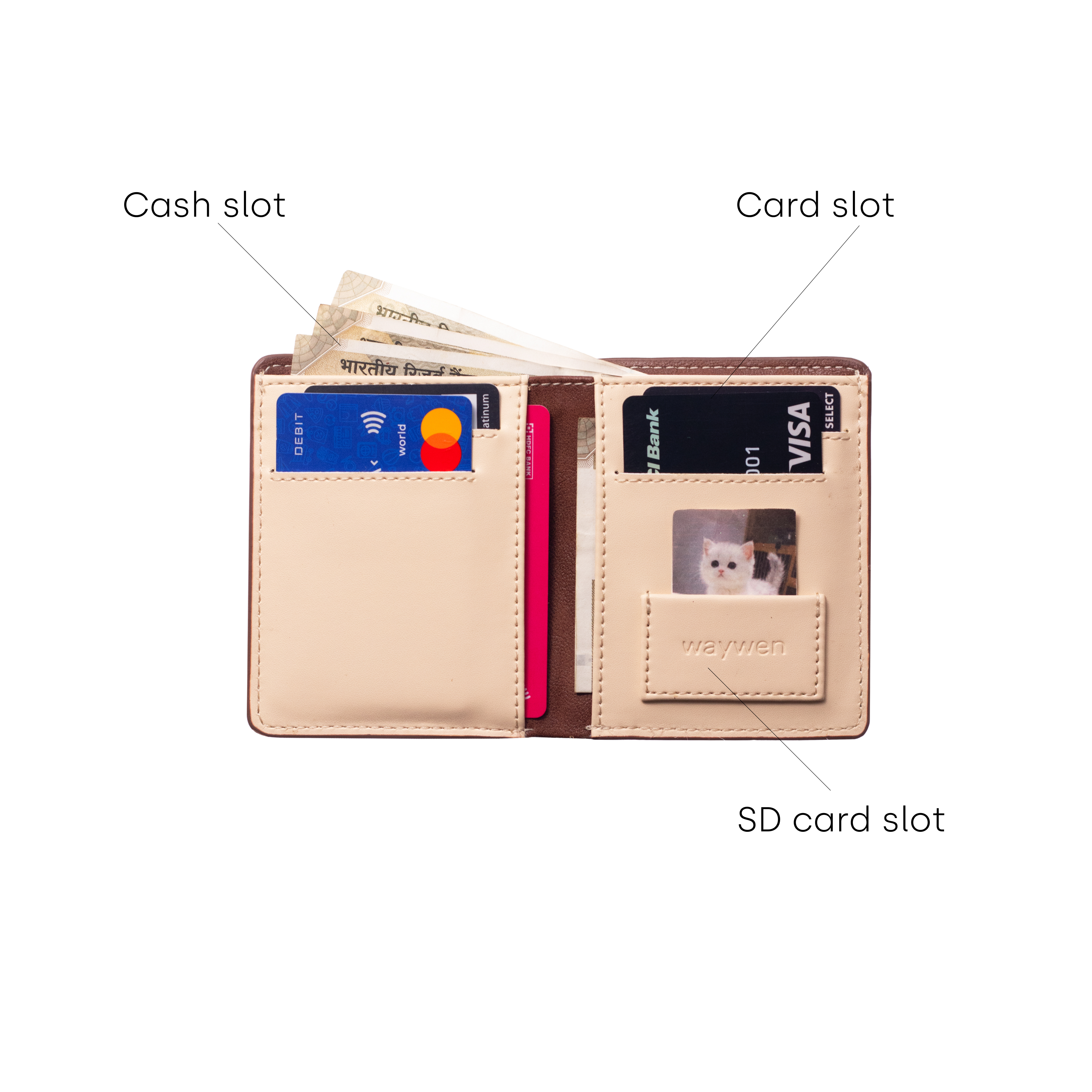 Walnut Brown Mini Ambassador Wallet
