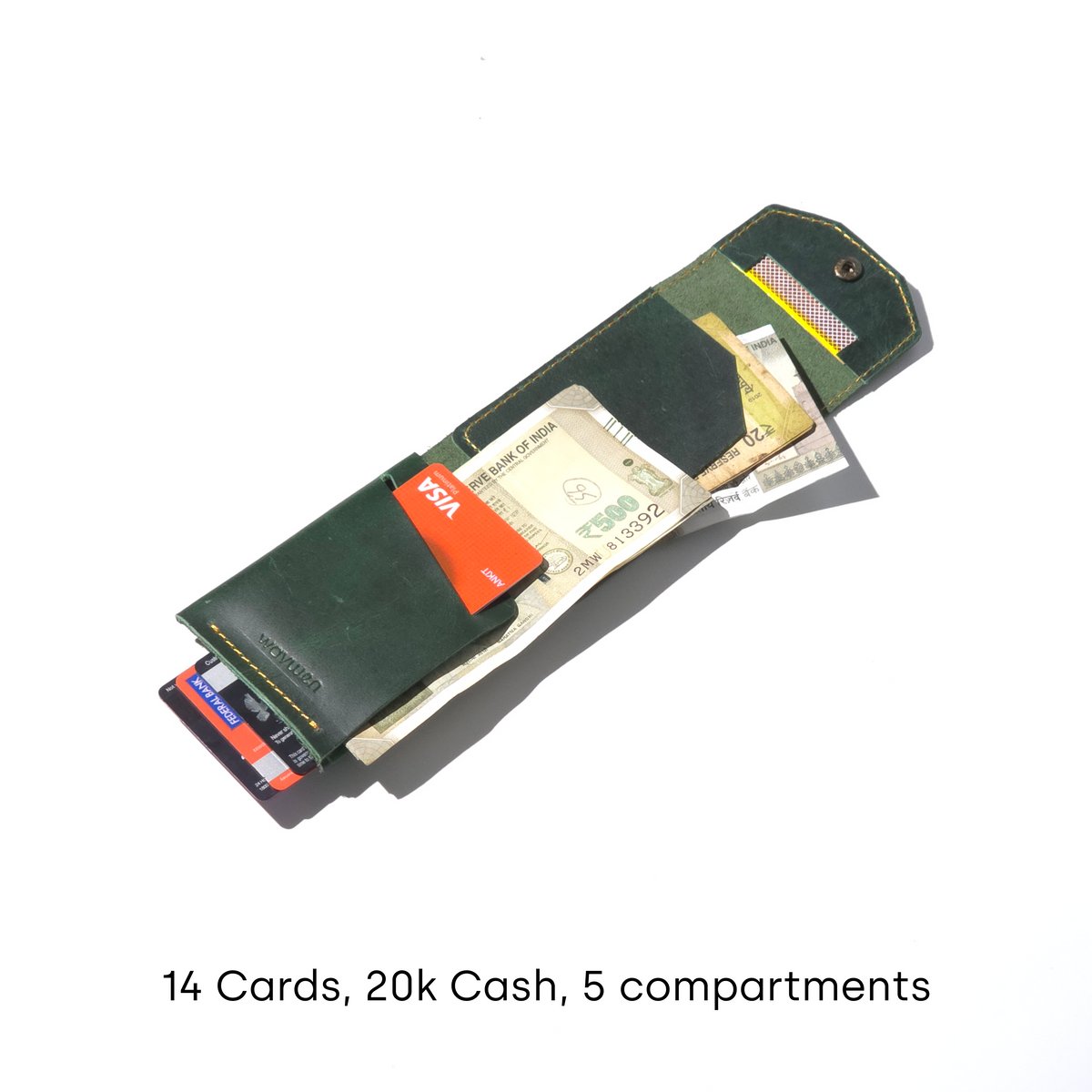 Rich Green Flip Max Wallet