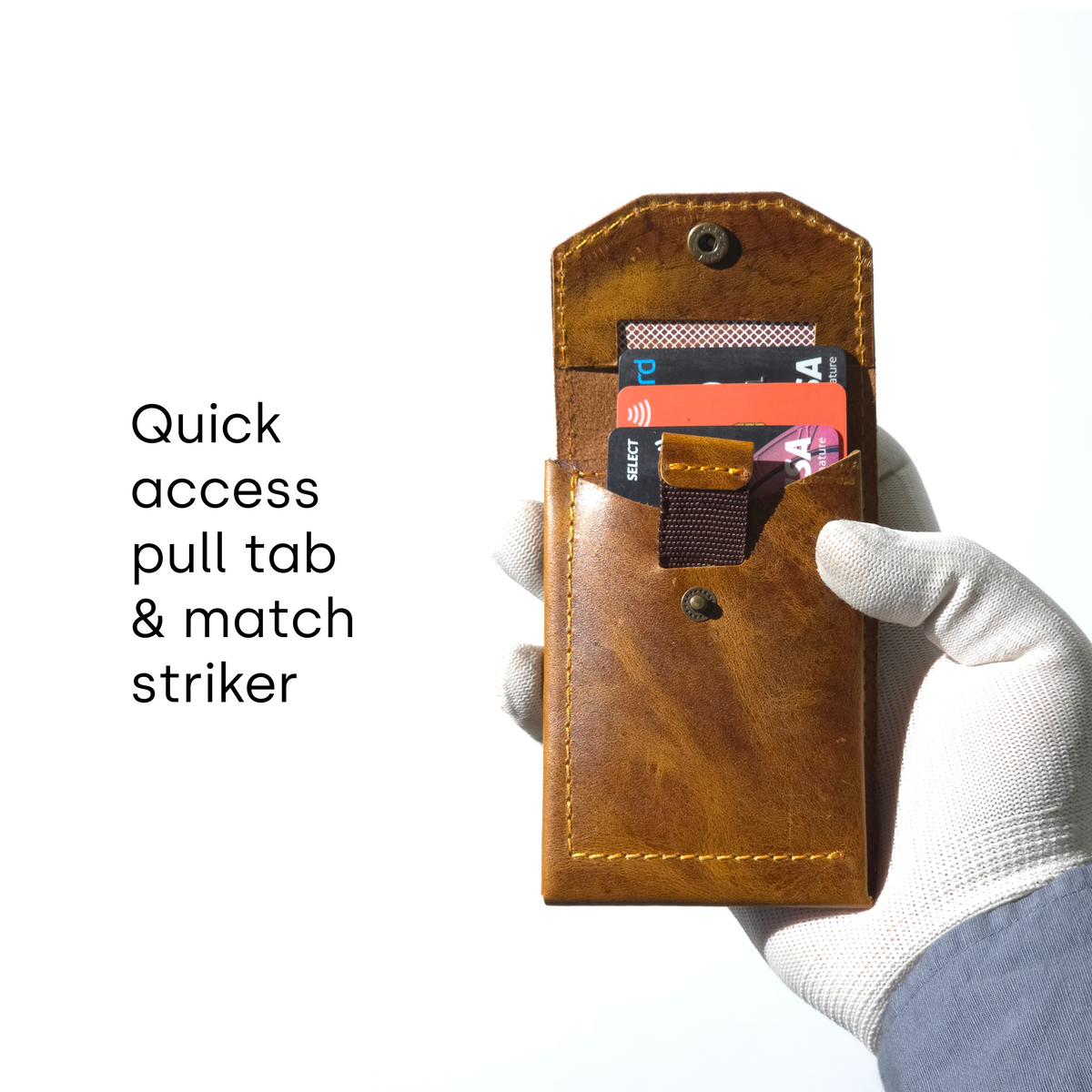 Mahogny Brown Flip Max Wallet