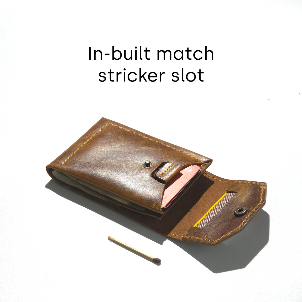 Mahogny Brown Flip Max Wallet